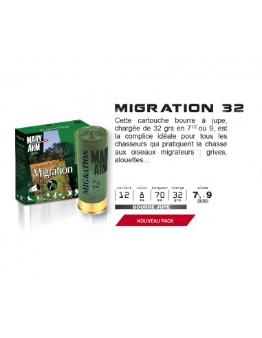 Cartouches Migration 32 Cal.12/70...