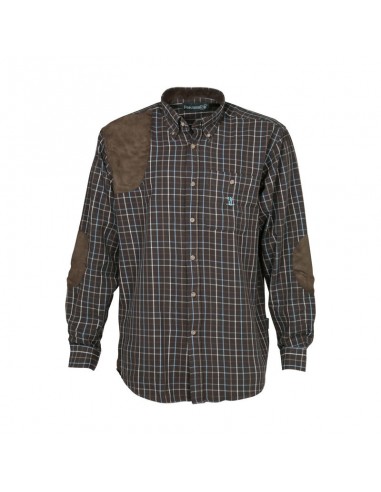 Chemise Chasse Sologne Marron -...