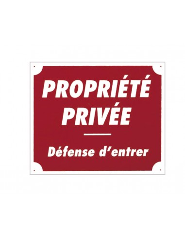 Panneau Propriété Privée - EUROP'ARM