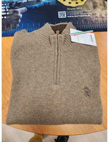 Pull Lambswool Taupe Taille M -...