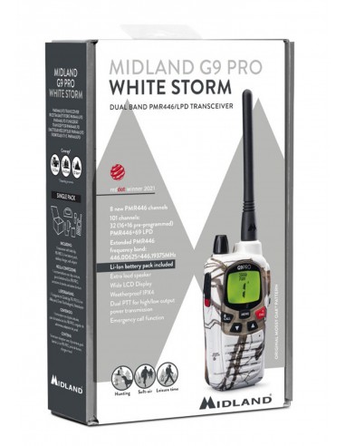 Talkie-Walkie G9 Pro Camo Blanc -...